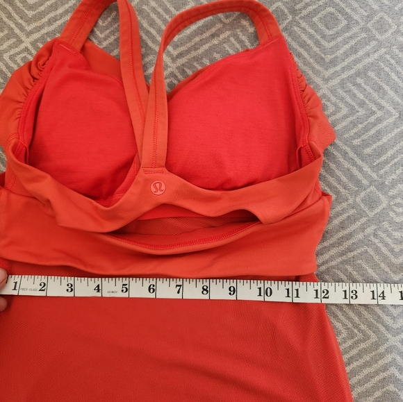 Lululemon Sporty Tank Top Women Orange Color Size 6 - Picture 8 of 10